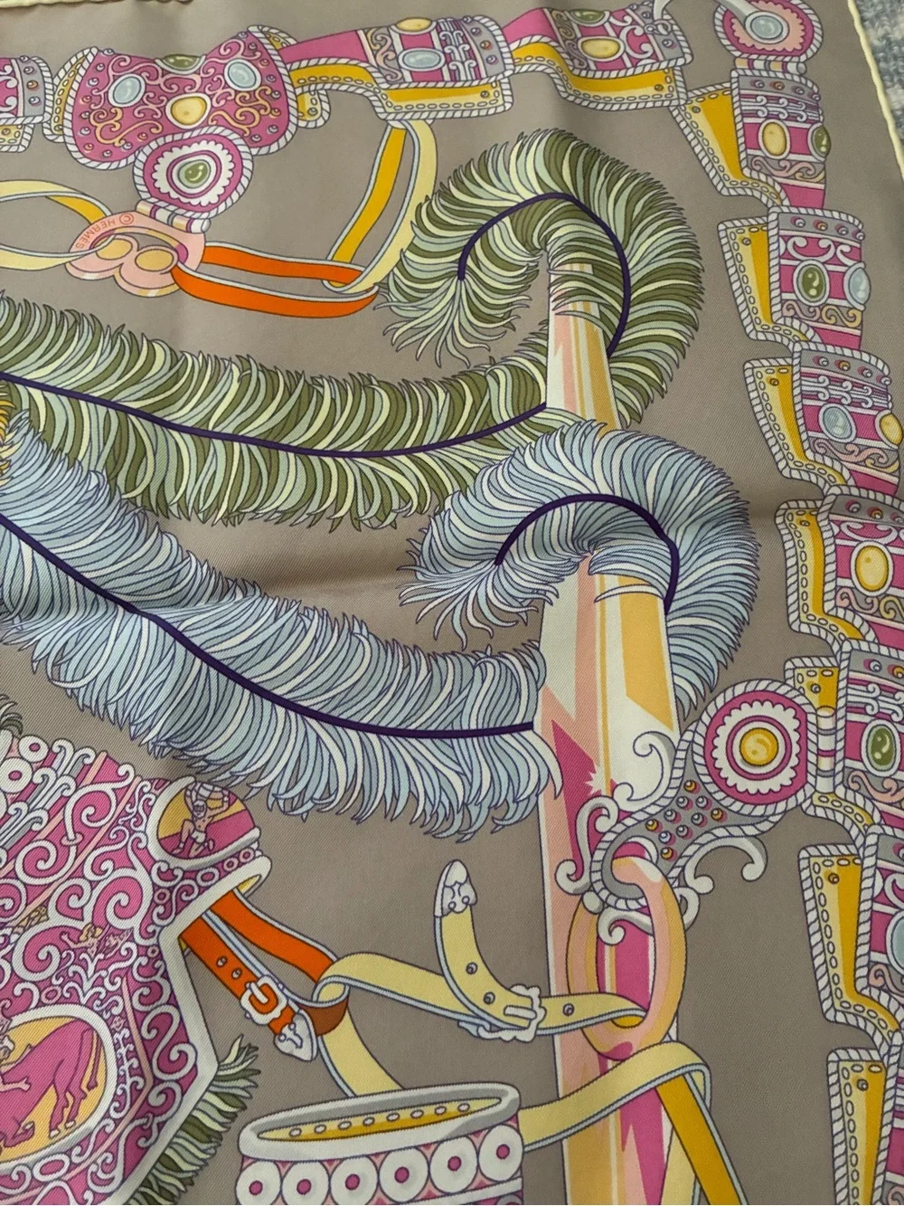 Hermès Sous l'Egide de Mars WASH 90cm by Pierre Marie PRISTINE